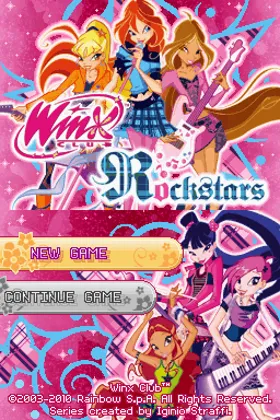 Winx Club - Rockstars (Europe) (En,Es) screen shot title